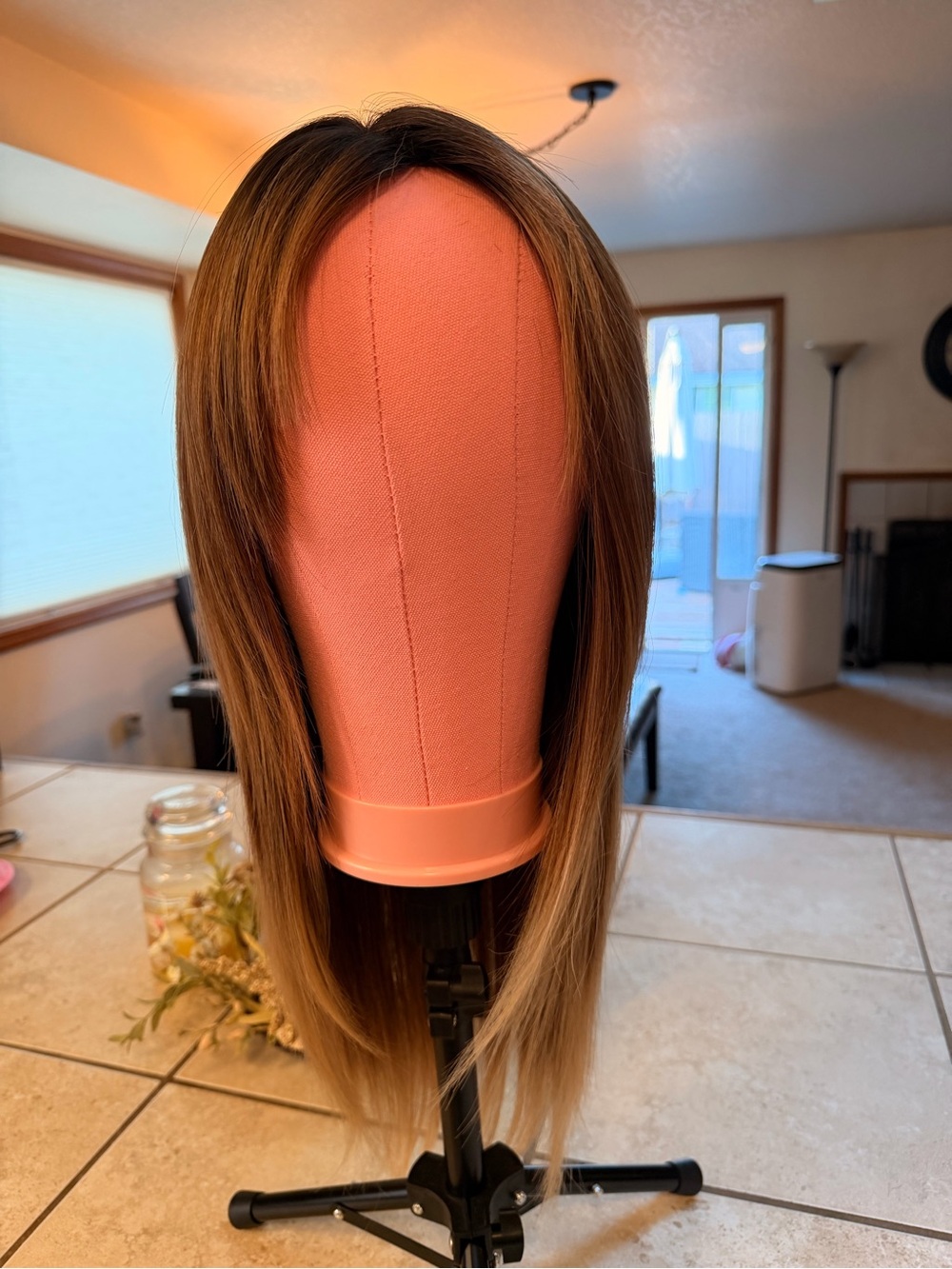 Beautiful long brown wig